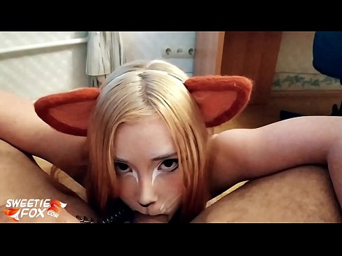 ❤️ Kitsune anameza mboo na kumeza mdomoni Ponografia tu ❌❤